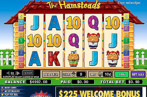 The Hamsteads Slots Machine