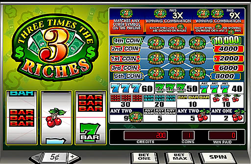 Play Three Times the Riches