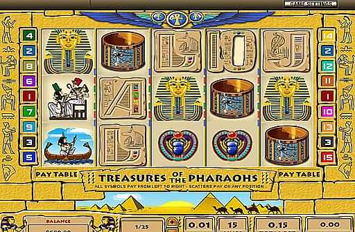 Play Treasures of the Pharaohs
