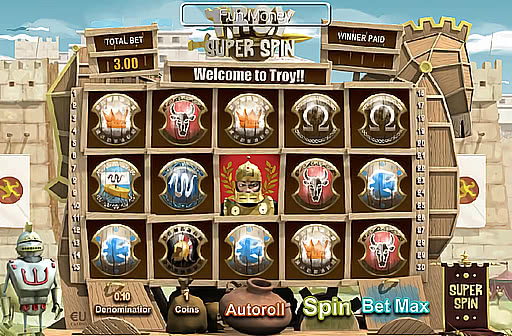Play Troy Super Spin
