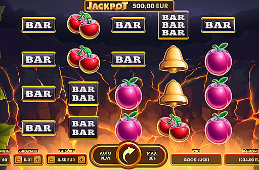 Play Volcano Fruits