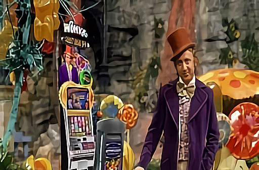 willy wonka slot machine 50 free spins